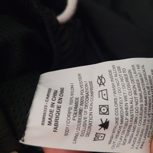 Nike Men's Black Track Pants NIKE Bottom Nylon BLK CD0422-010 SWOOSH WOVEN - Picture 6 of 7